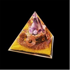 13*10cm Orgone Pyramid  Orgonite Natural Amethyst