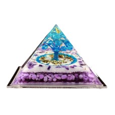 13*8cm Orgone Pyramid  Orgonite Natural Amethyst
