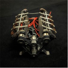 V8 motor model  electromagnetic engine model